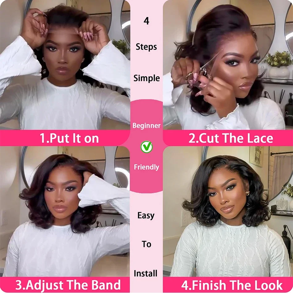 Body wave human hair wigs 13x4 lace front human hair wig (10)