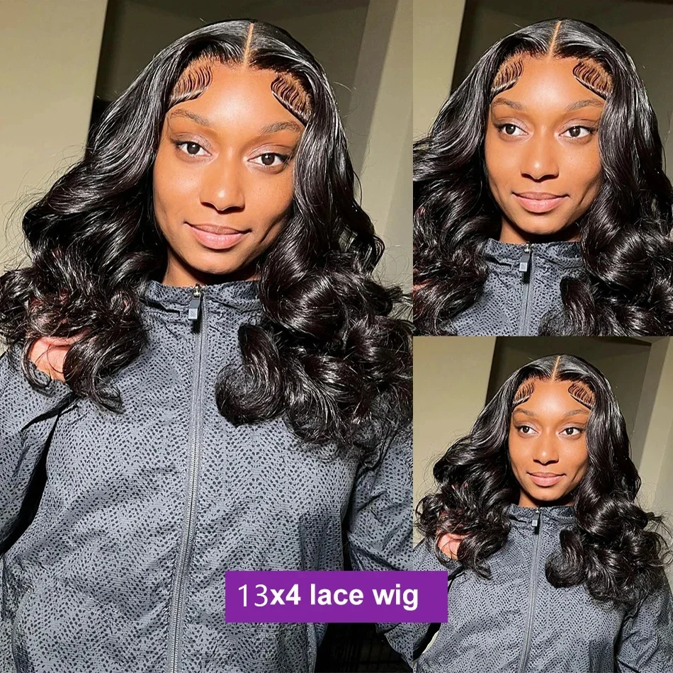 Body wave human hair wigs 13x4 lace front human hair wig (8)