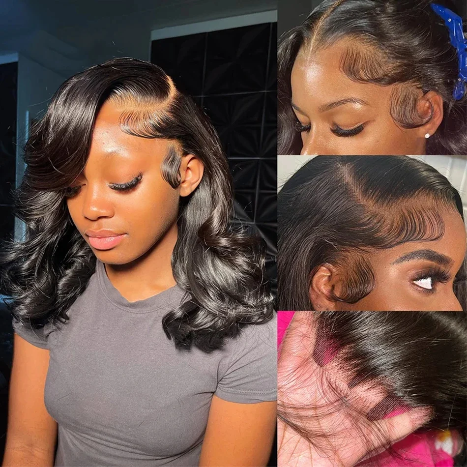 Body wave human hair wigs 13x4 lace front human hair wig (9)