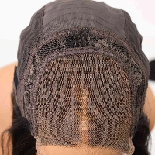 Human hair hub closure lace bob (11)