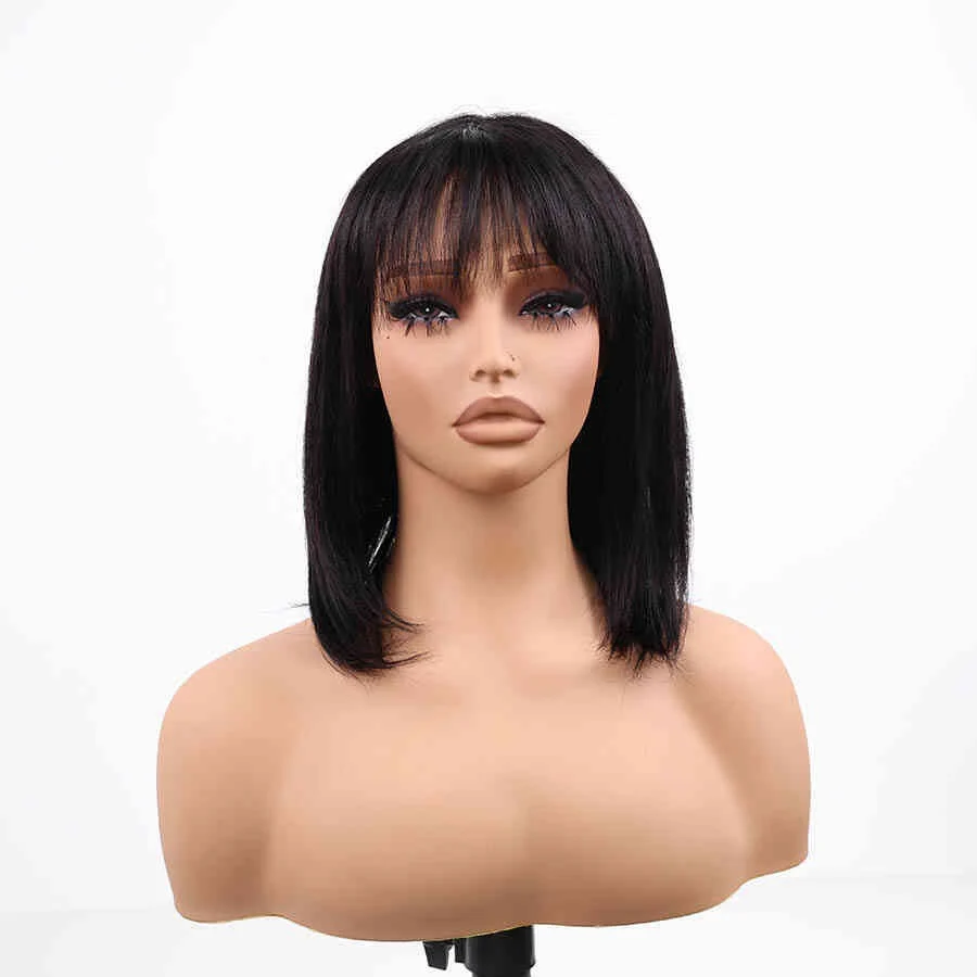 Human hair hub closure lace bob (5)