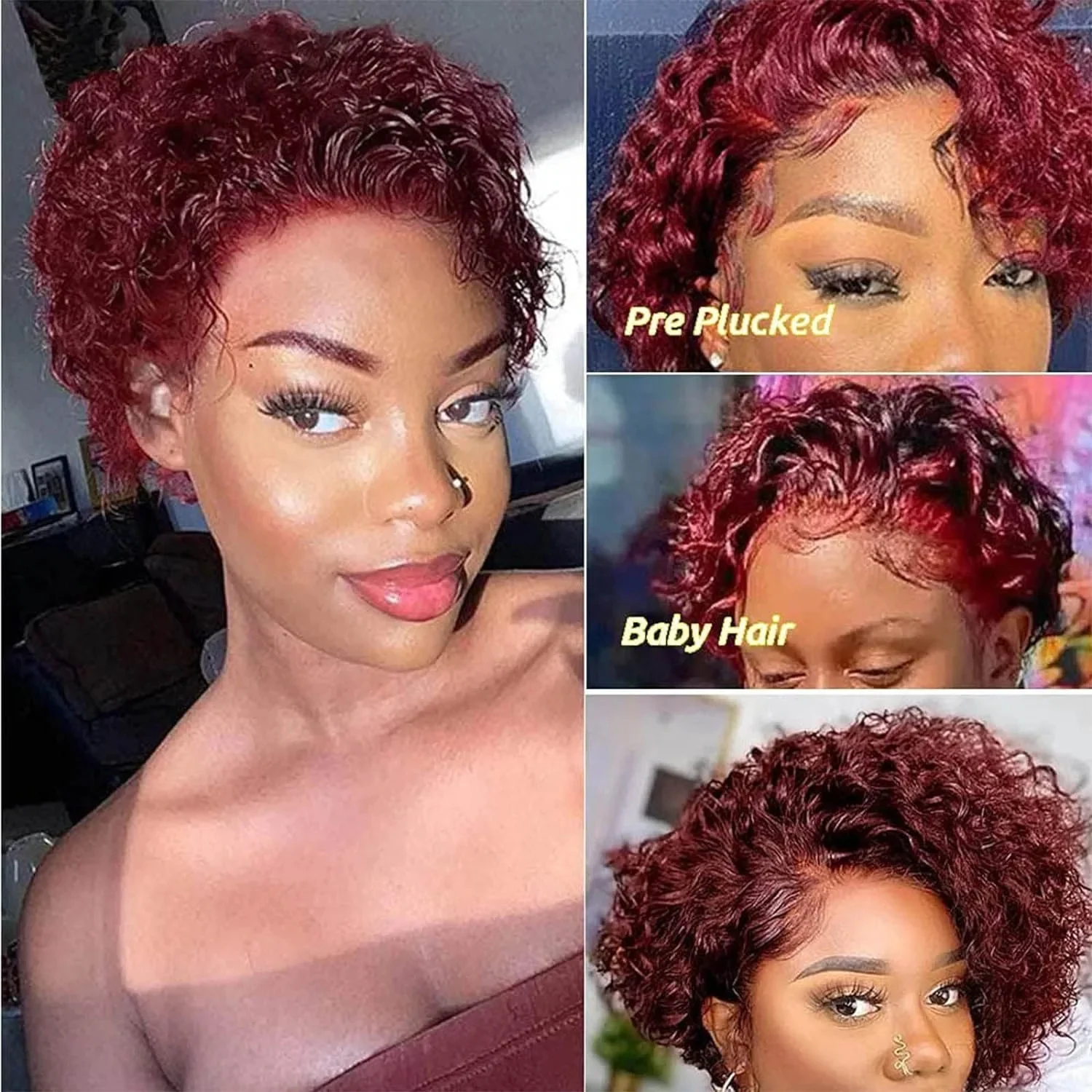 13x1 pixie cut curly lace wigs human hair short curly brazilian human hair wigs (6)