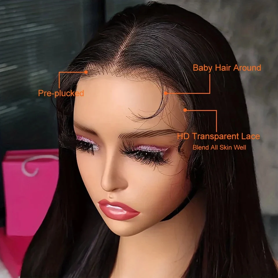 13x4 straight lace front wigs straight human hair wigs (1)