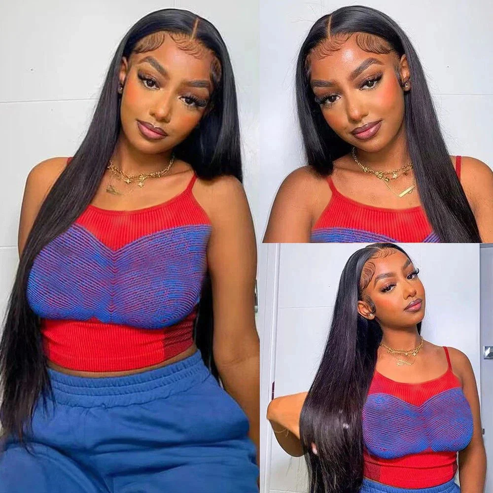 13x4 straight lace front wigs straight human hair wigs (7)