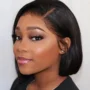 Bone Straight Short Bob Wig Glueless (1)