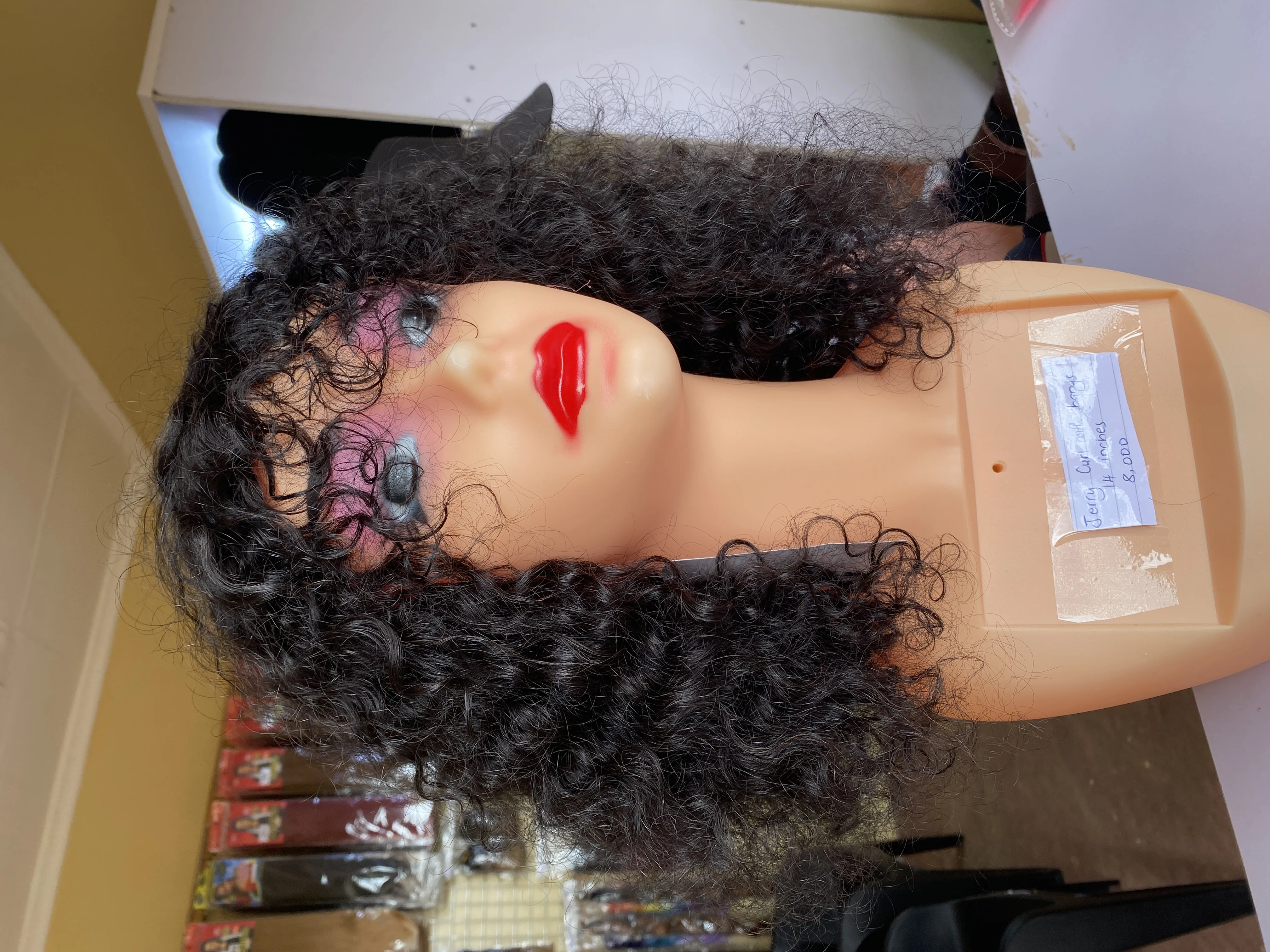 Jerry Curl with Band 14 inches