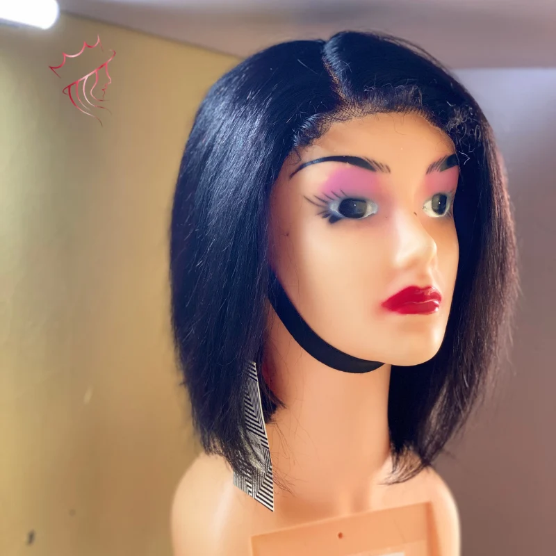 Kinky with side parting 10 inches (3)