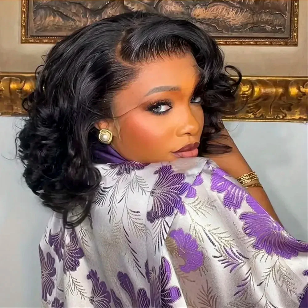 Loose Bouncy Wave Short Bob Wigs Raw (2)