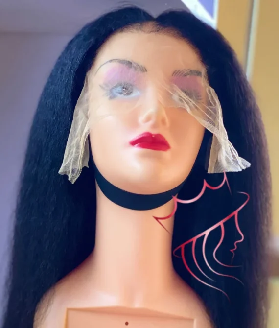 Yaki Kinky 13×6 HD Lace Wig with 4C Hairline – 100% Human Hair
